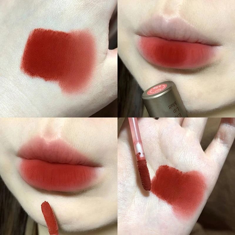 Silicone Velvet Matte Waterproof Lip Gloss NonStick Cup Liquid Lipstick 6