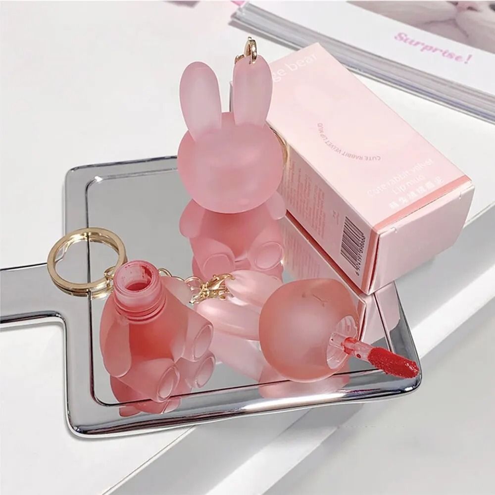 Gege Bear Rabbit Matte Velvet Lip Clay LongLasting Lipstick 4