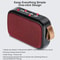 Wireless Portable Mini Speaker With Subwoofer Sound And Fabric Design 5