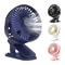 Mini Clip Fan Portable Quiet Desktop USB Rechargeable Three Speed Fan 0