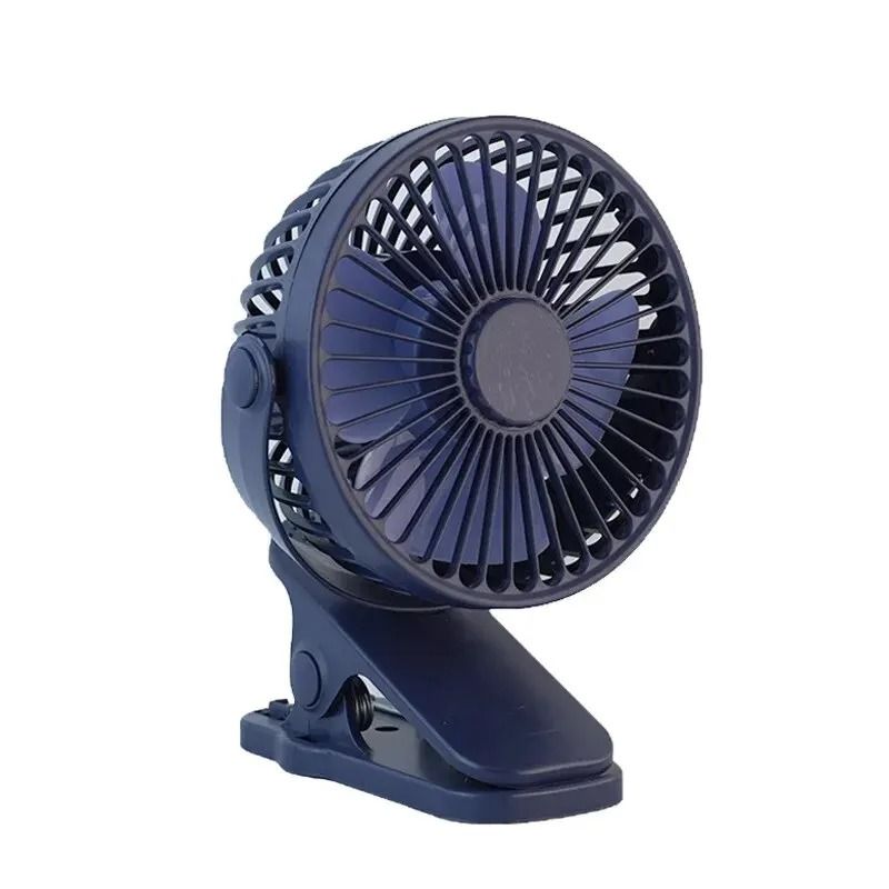 Mini Clip Fan Portable Quiet Desktop USB Rechargeable Three Speed Fan 8