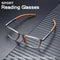 TR90 Men Reading Glasses Anti Blue Light Spring Leg Presbyopia Glasses 0