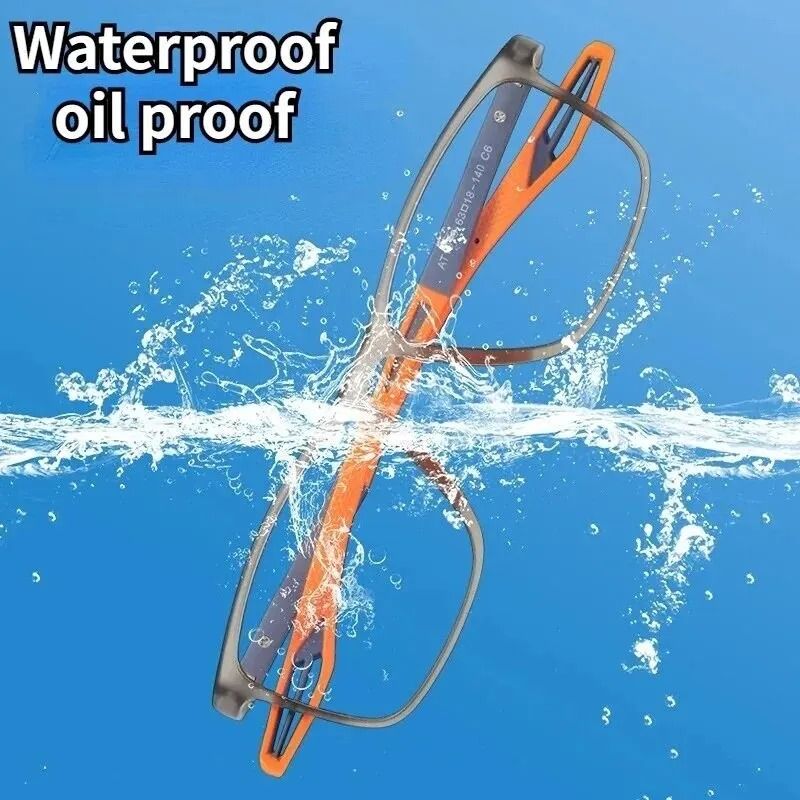 TR90 Men Reading Glasses Anti Blue Light Spring Leg Presbyopia Glasses 2