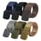 Nylon Tactical Belt With Plastic Buckle Lightweight Metal Free Canvas Belt 0