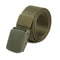 Nylon Tactical Belt With Plastic Buckle Lightweight Metal Free Canvas Belt 2