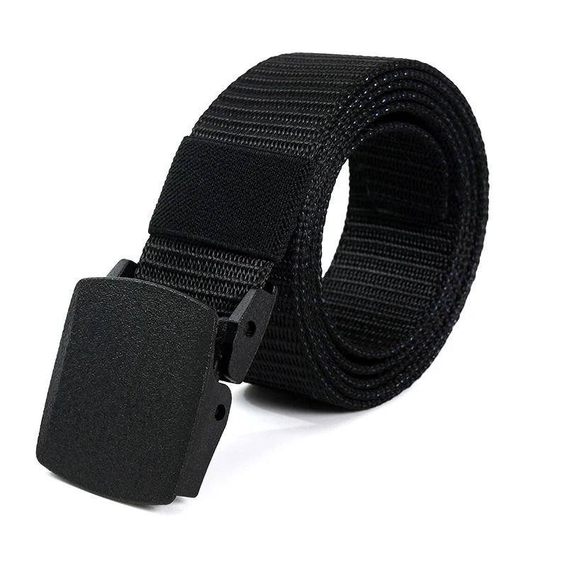 Nylon Tactical Belt With Plastic Buckle Lightweight Metal Free Canvas Belt 7