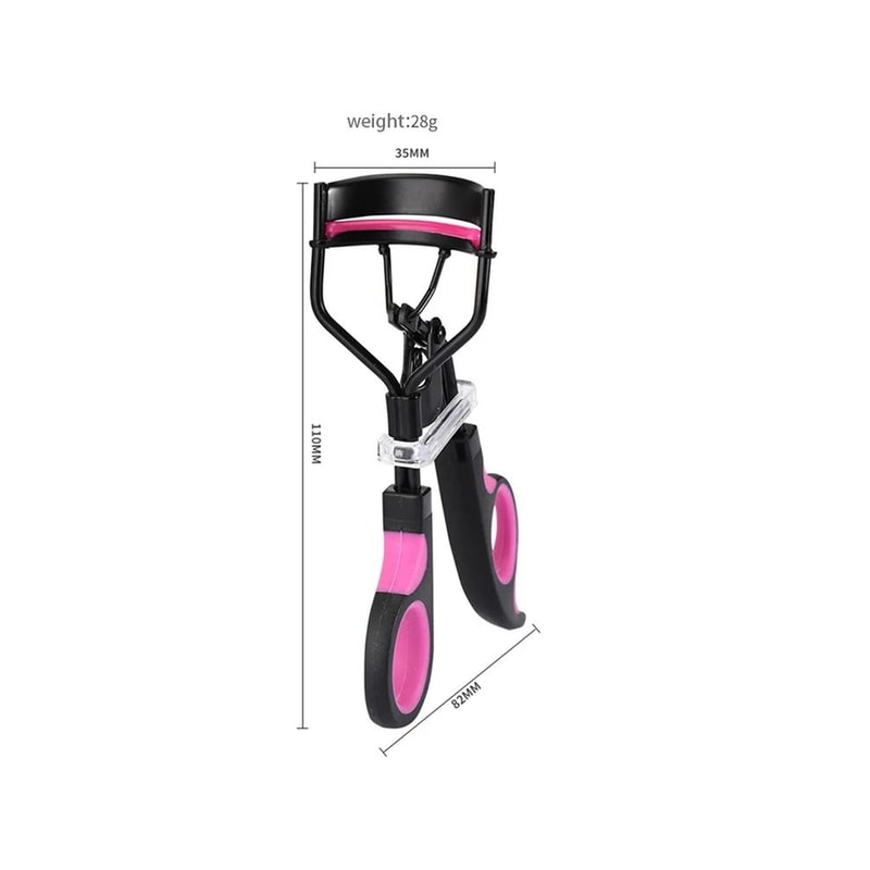 Eyelash Curler And Brow Grooming Set Dual Color Handle With Lash Assistant Tools 7