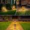 Iron Solar Lantern Outdoor Decorative Pathway Garden Light 5