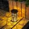 Iron Solar Lantern Outdoor Decorative Pathway Garden Light 8