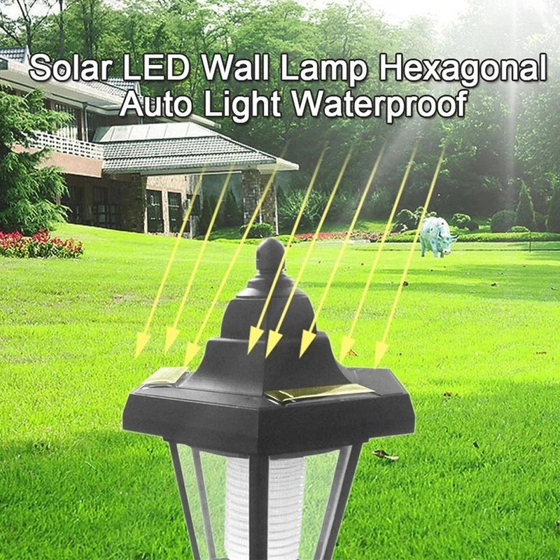 Outdoor Solar Garden Street Light With LED Wall Or Ground Mount 2