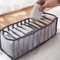 Collapsible Underwear Storage Box With 11 Compartments For Drawer Organization 0