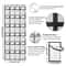 Wall Mounted 24 Pocket Mesh Door Organizer For Shoe And Accessory Storage 2