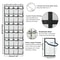 Wall Mounted 24 Pocket Mesh Door Organizer For Shoe And Accessory Storage 2