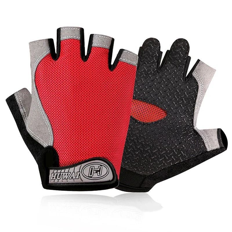 Breathable Fingerless Fitness Training Gloves For Weightlifting And Cycling 14