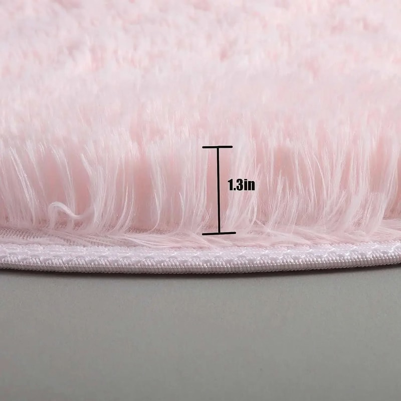 Super Soft Plush Round Rug For Bedroom Living Room And Home Decoration 4