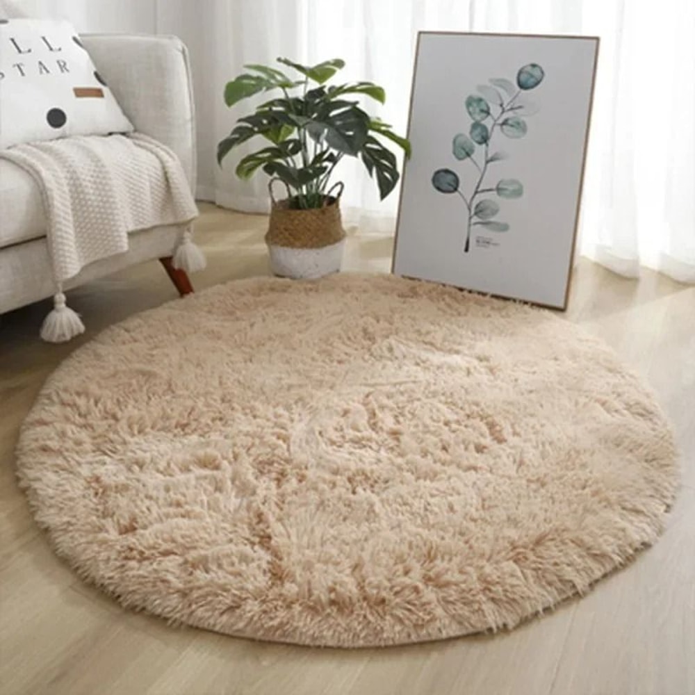 Super Soft Plush Round Rug For Bedroom Living Room And Home Decoration 6