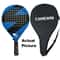 Blue And White Carbon Fiber Beach Sports Tennis Racquet With EVA Core 7