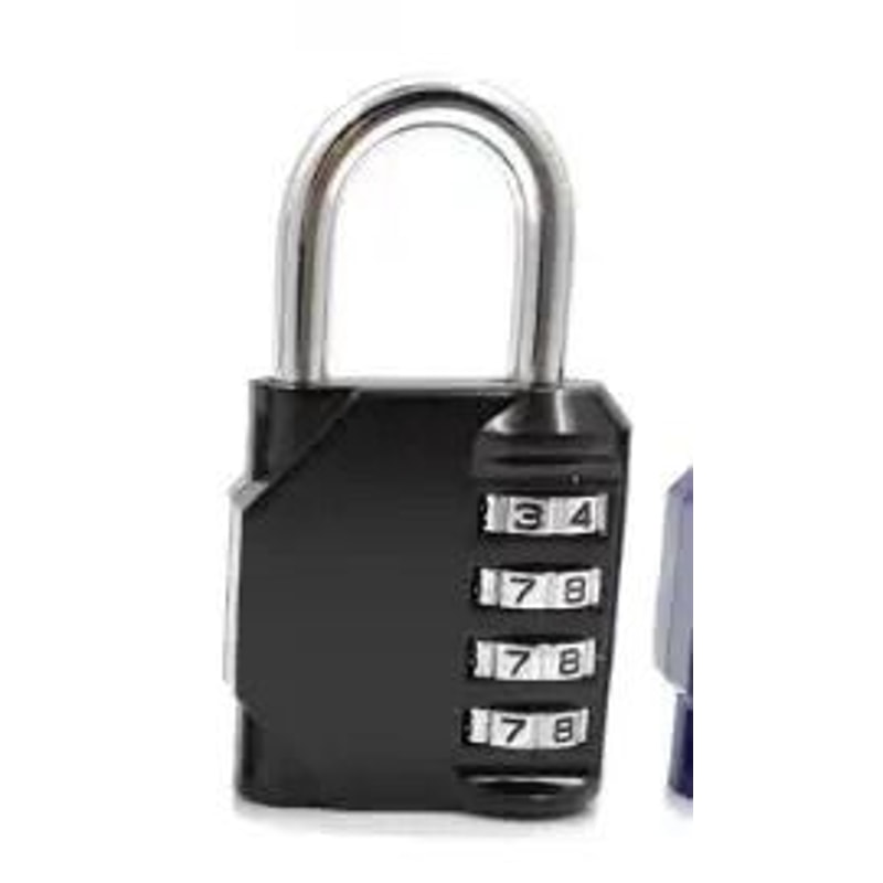 Four Digit Combination Padlock For Cabinets Luggage And Backpack Security 6