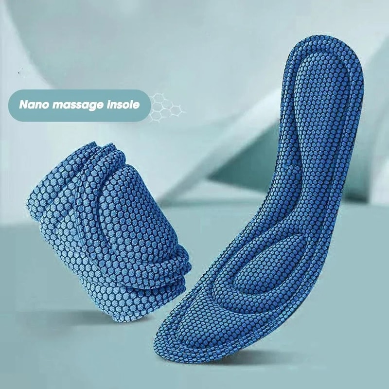 Nano Antibacterial Comfort Insoles With Soft Rebound Massage And Shock Absorption 3