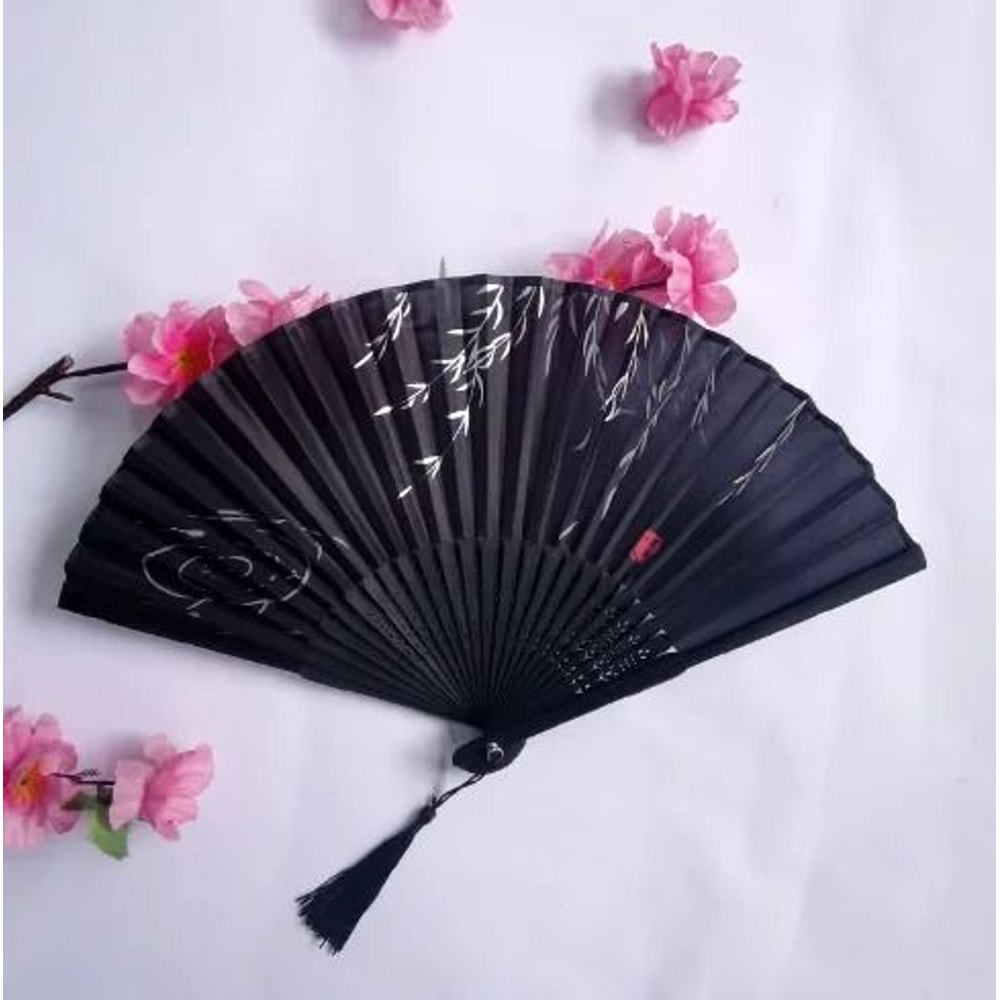 Folding Hand Fan In Retro Chinese Style For Dance Performance And Decorative Gifts 6