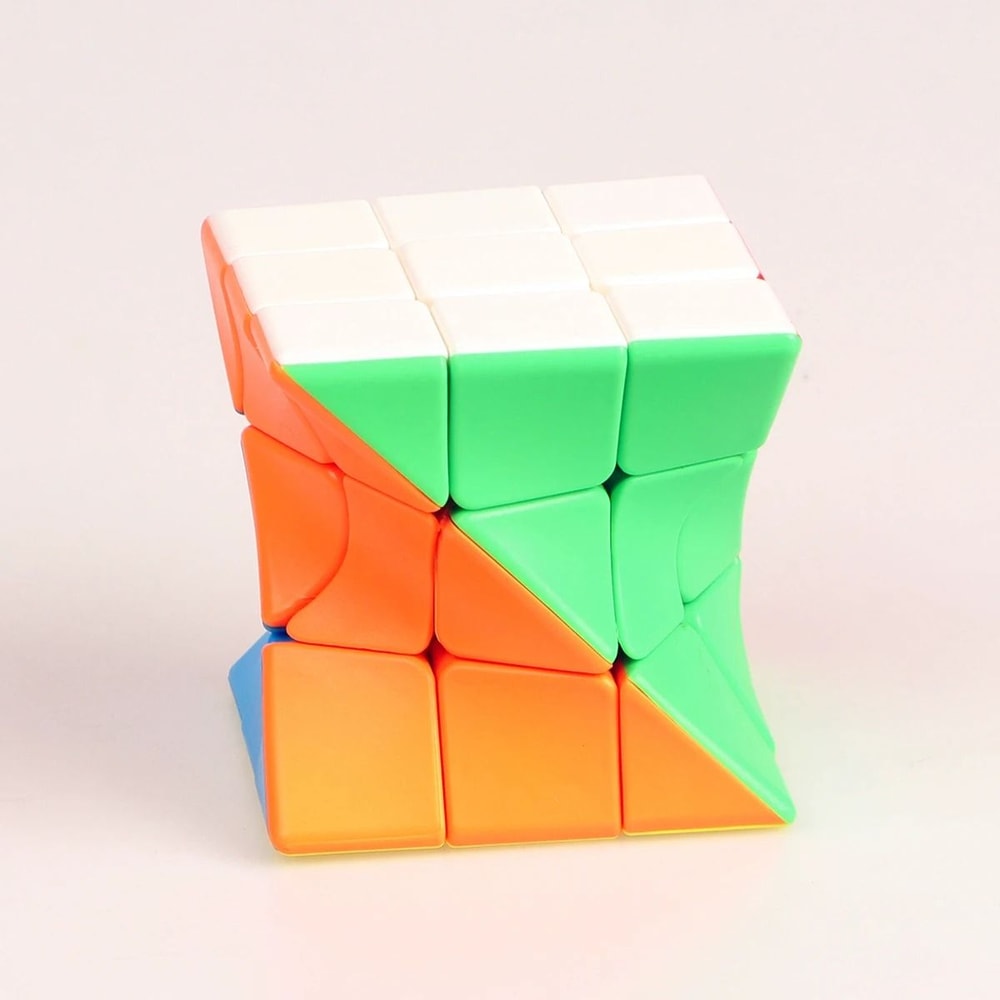 Twisted 3x3x3 Speed Puzzle Cube For Stress Relief And Brain Training 1