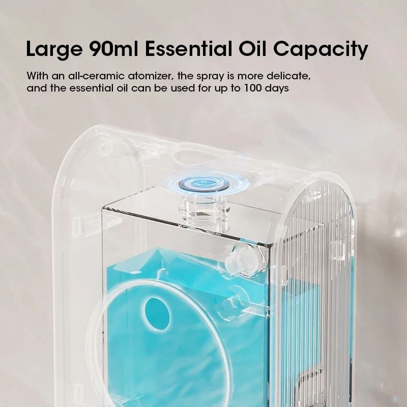 Automatic Sensor Aromatherapy Diffuser With Clock And Rechargeable USB For Home Fragrance 2