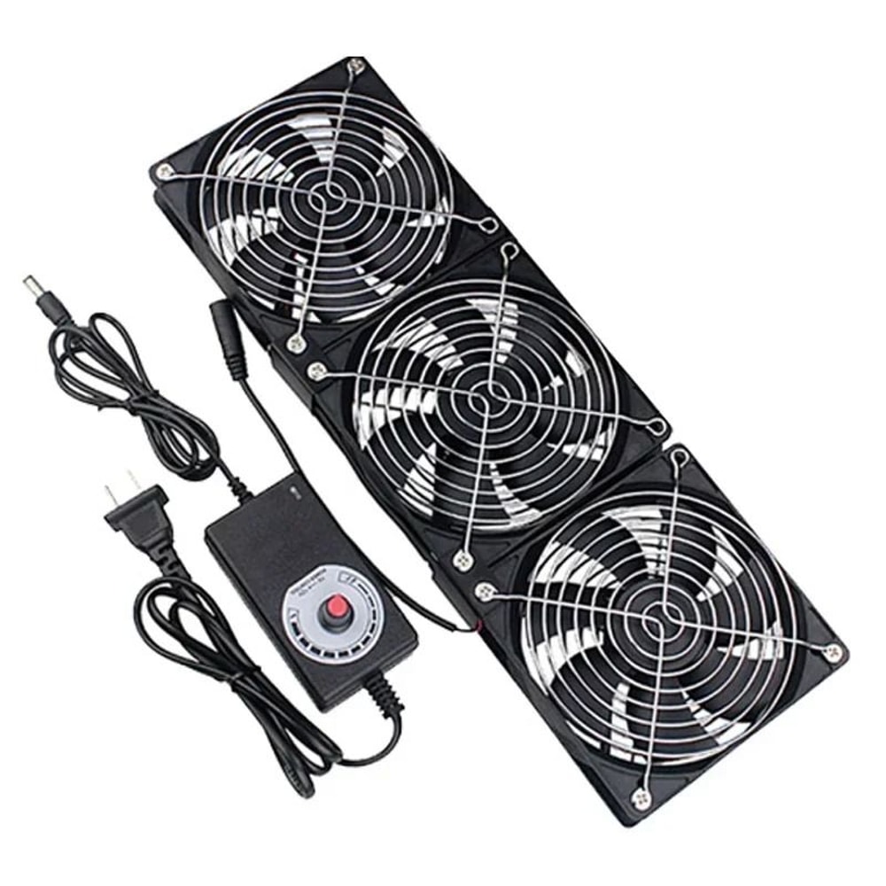 12cm Exhaust Cooling Fan With Adjustable Controller For Bathroom Workstations And Server Cabinets 0