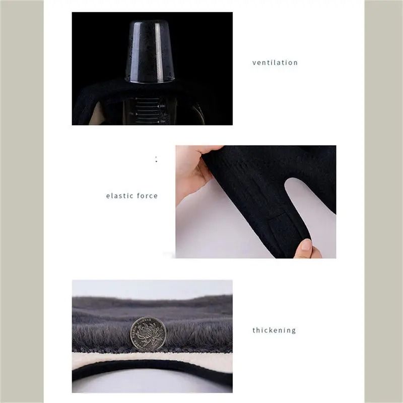 Winter Warm Knee Pads For Cold Relief And Joint Support With Soft Fur Lining 5