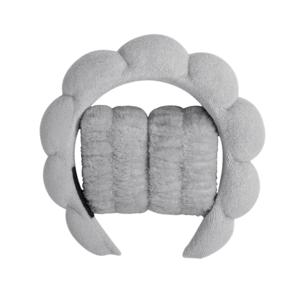 Microfiber Headband And Wristband Set For Skincare Makeup And Face Washing 10