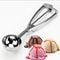 Stainless Steel Ice Cream Scoop With Spring Release For Easy Digging And Serving 0