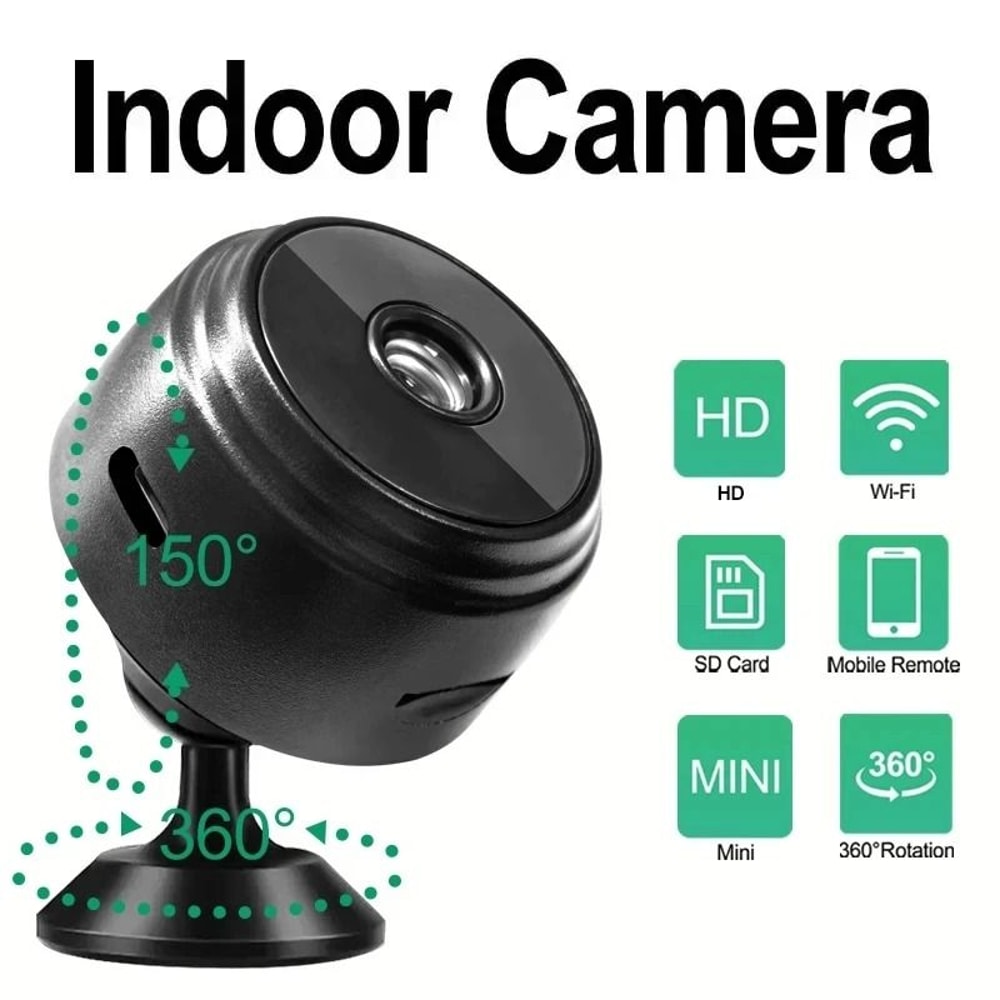 Mini WiFi Smart Security Camera 1080P Night Vision For Home Surveillance 6