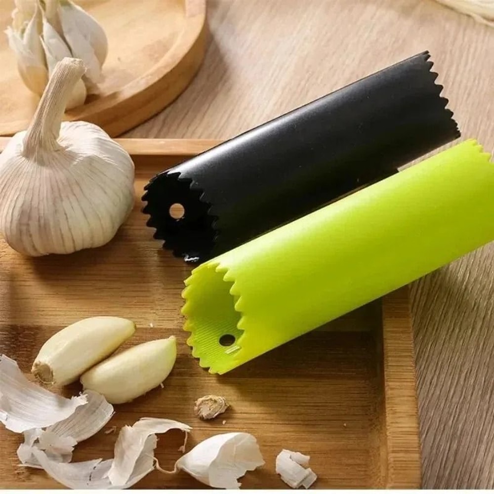 Silicone Garlic Peeler Tube For Easy No Mess Garlic Skin Removal 1