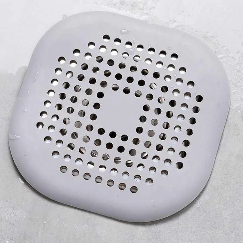 Square Silicone Drain Cover For Hair Catching And Clog Prevention In Bathroom And Kitchen 3