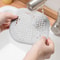 Square Silicone Drain Cover For Hair Catching And Clog Prevention In Bathroom And Kitchen 4