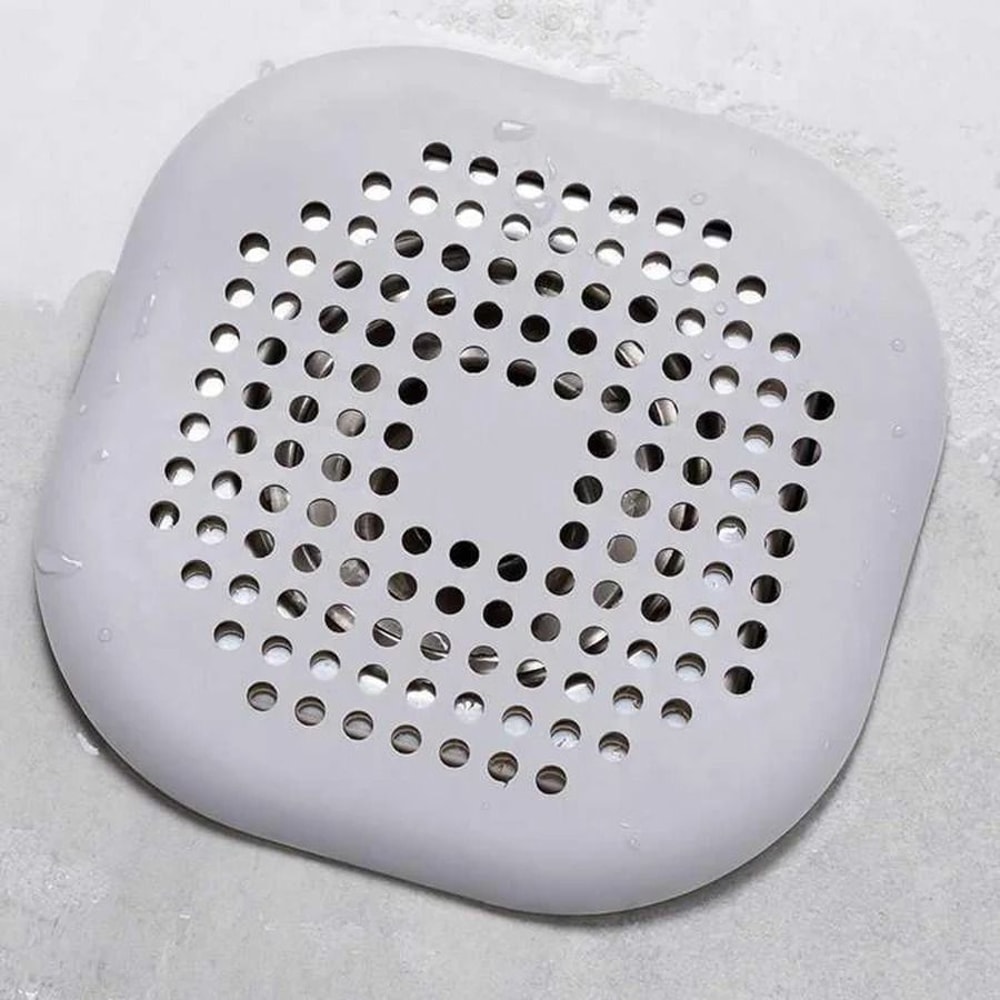 Square Silicone Drain Cover For Hair Catching And Clog Prevention In Bathroom And Kitchen 8