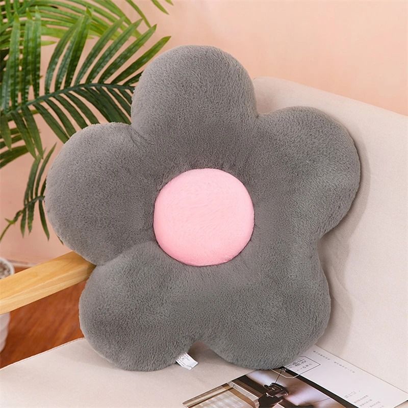 Soft Plush Five Petal Flower Cushion For Bedroom Decor And Cozy Seating 11