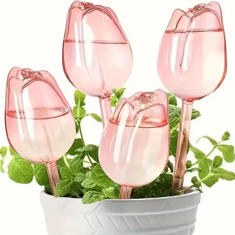 Pink Tulip Automatic Plant Watering Ball For Indoor And Outdoor Plants 1