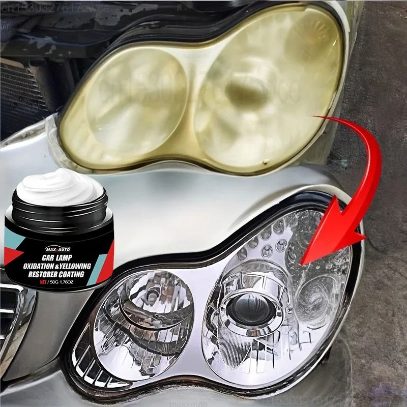 Car Headlight Restoration Polishing Kit Scratch Remover And Oxidation Cleaner Repair Paste For Head 0