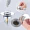 Universal Rebound Drain Plug Filter Basin Popup Sink Drain Stopper With Hair Catcher 2