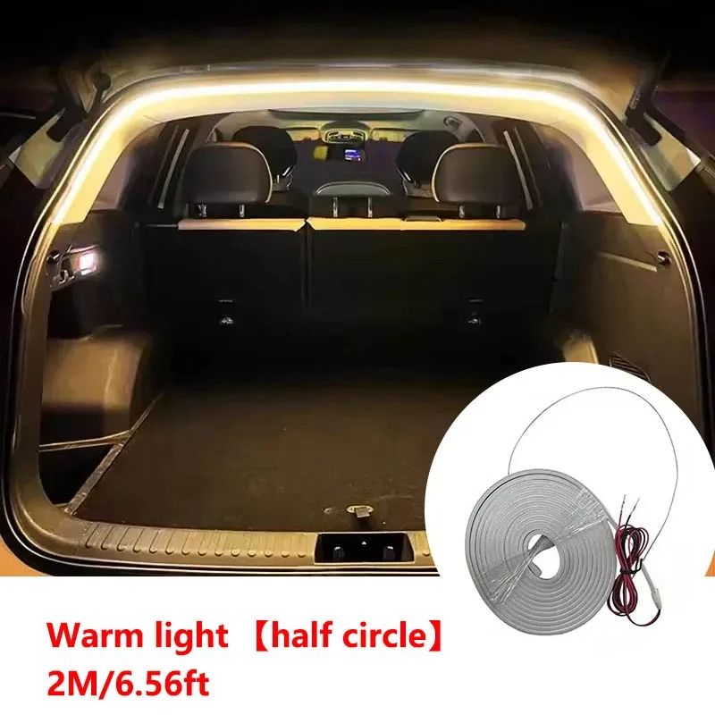 Car High Brightness Trunk Lighting Ambient Light Automatic Sensing Tailgate Light Strip 7