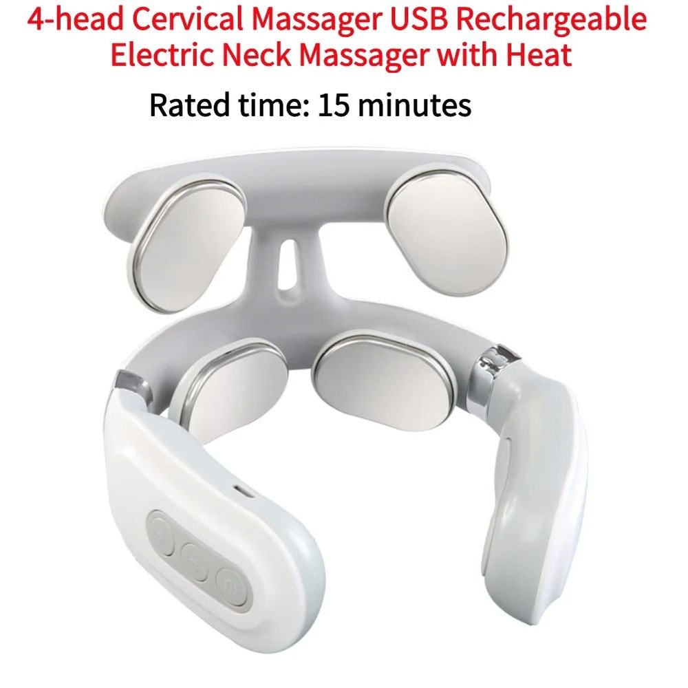 Neck Shoulder Massager Deep Tissue Electric Shiatsu Back And Cervical Relaxation Machine 6