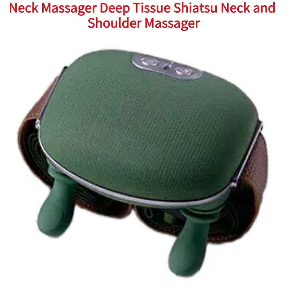Neck Shoulder Massager Deep Tissue Electric Shiatsu Back And Cervical Relaxation Machine 7