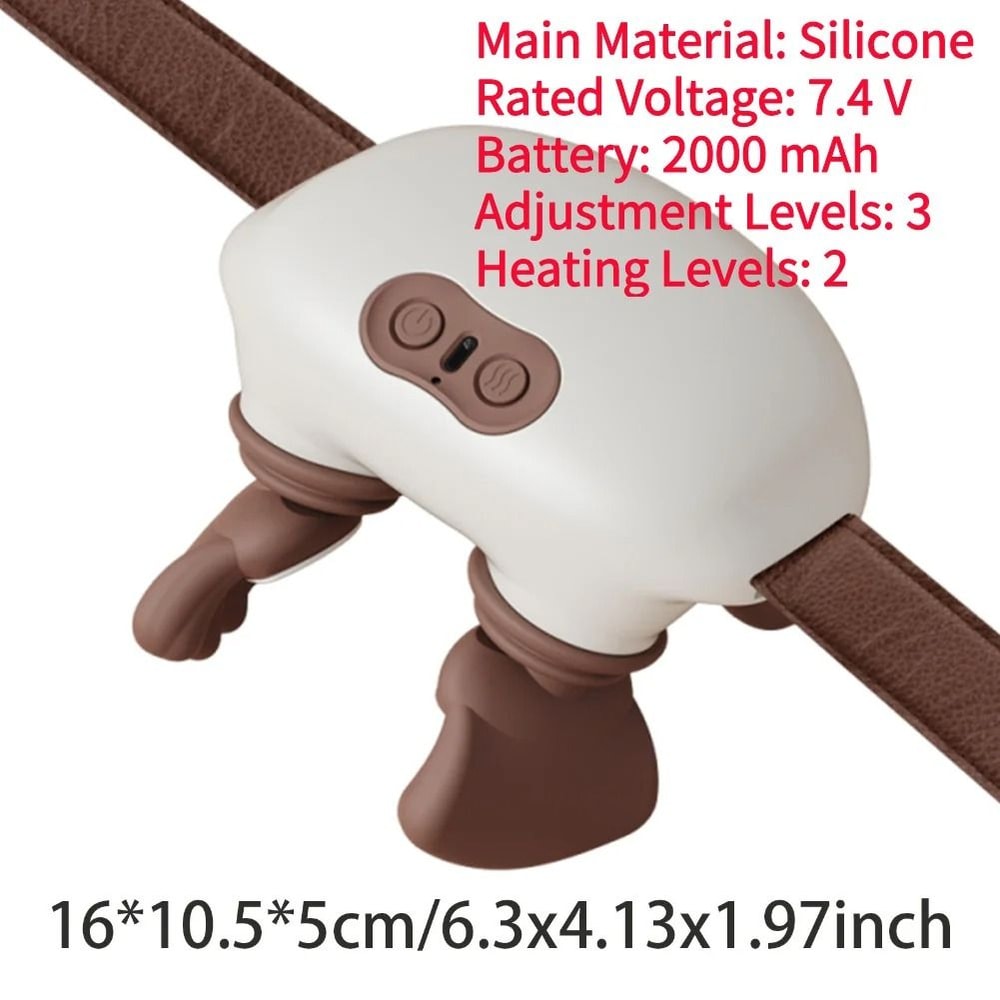 Neck Shoulder Massager Deep Tissue Electric Shiatsu Back And Cervical Relaxation Machine 8