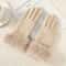 Winter Women Warm Plush Touch Screen Suede Gloves 12