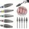Tungsten Carbide Nail Drill Bits Electric Manicure Milling Cutters For Gel Polish Removal 4