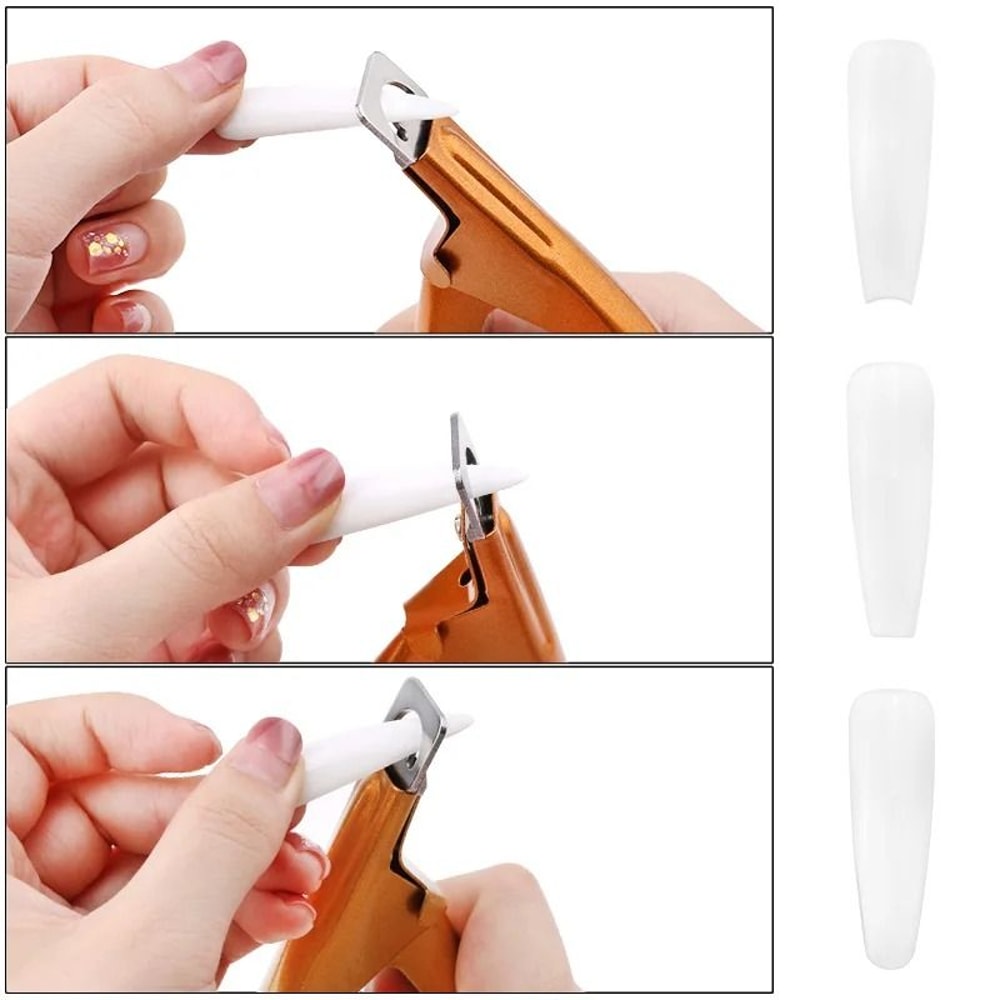 Professional Fake Nail Cutter Nail Cipper Tips Cutter U Type Acrylic Nail Edge Trimmer 2