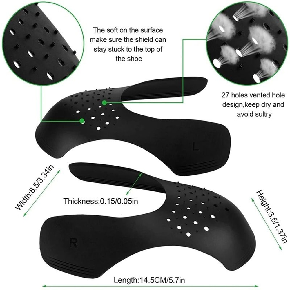 Crease Protector Shoe Anti Crease Toe Cap Support Shoe Stretcher Shield 1