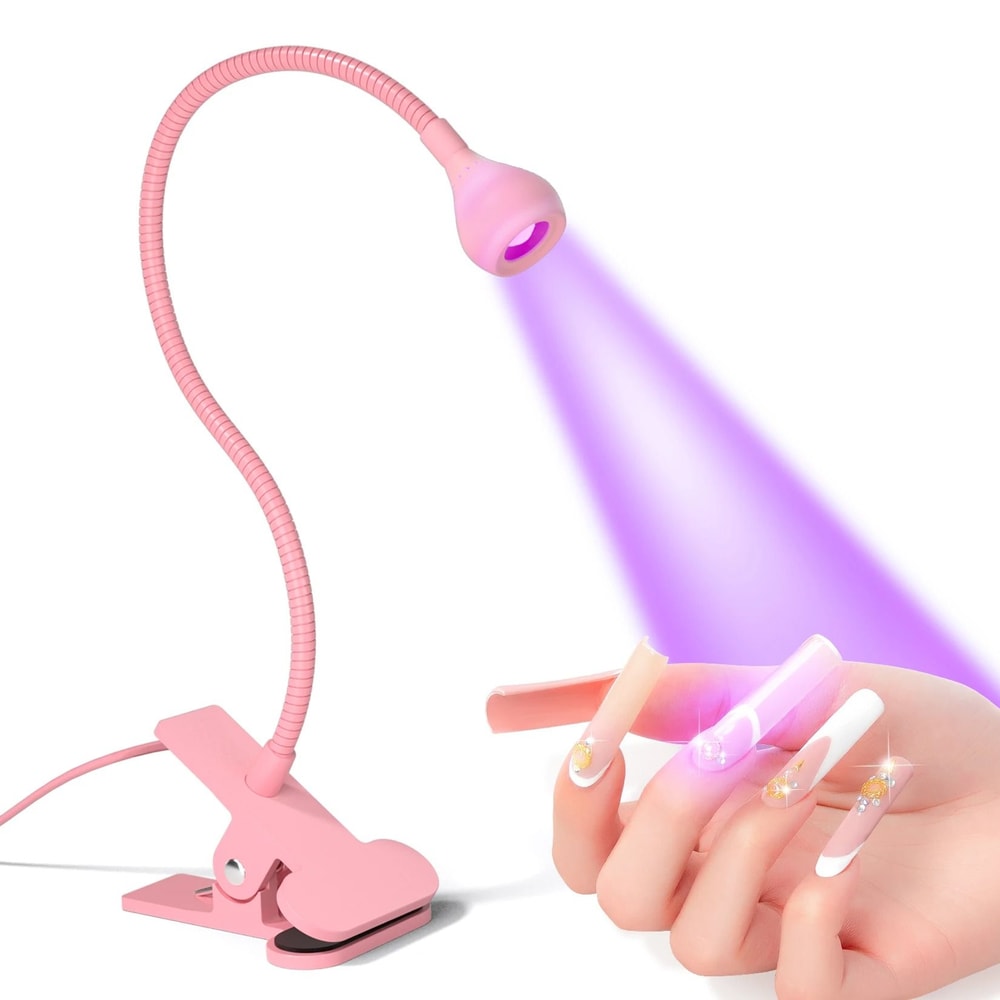 Clip On UV Nail Dryer Light Mini USB Gel Nail Lamp For Manicure And Salon Use 6