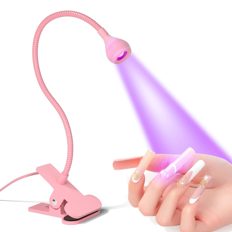 Clip On UV Nail Dryer Light Mini USB Gel Nail Lamp For Manicure And Salon Use 6