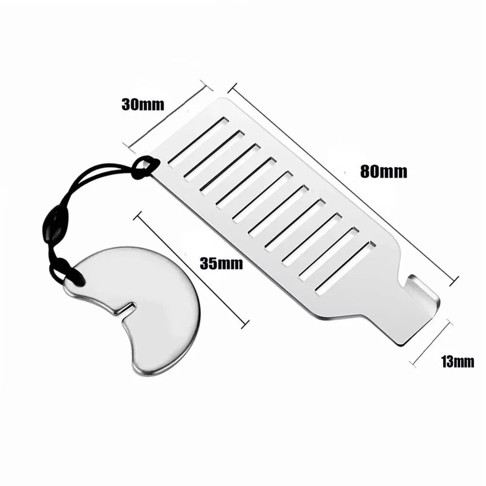 Portable Stainless Steel Door Blocker Safety Lock For Home And Travel Security 1